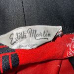 Chic Red Kimono Jacket with Black Accents Photo 1