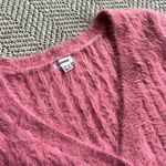 Garage fuzzy crop cardigan Photo 1