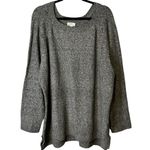 Market & Spruce Gray Crew Neck WGS10510-PL Soft Sweater Side Slits Women’s 3X Photo 0