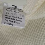 Commense Minimalism V Neck Pullover Cream Knit Cropped Sweater size Large Photo 4