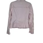 Sigrid Olsen Women's Jacket 5 Buttons Stretch Crop Hi-Neck Denim Pink 14 Photo 9