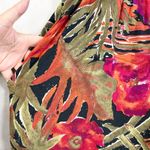 Basic Editions Womens Tropical Floral Shorts Plus Size 26 USA Resort Flowy Chic Red Size undefined Photo 1
