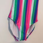 Boden USA Boden Positano Halter Neck One Piece Swimsuit Multicolor Stripe US 8 Photo 2