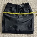 H&M  Black Pencil Skirt Softly Structured Bodycon With Exposed Zipper Size 8 Photo 7