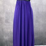 Ruby Rox Women Formal Dress Size M Empire Waist Y2K Prom Glam HoCo Glitter Party Purple Size M Photo 0
