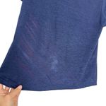 Tory Burch Kayla Asymmetric Striped T-Shirt Photo 5