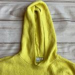 American Eagle Lemon Yellow Oversize Crop Hooded Sweater Size XS Photo 3