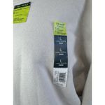 Tek Gear Ultrasoft Fleece Sweater Womens Large Light Gray Ivory Sweatshirt NWT Photo 1