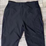 Avalanche  Black High Waisted Athletic Ankle Pants Photo 2
