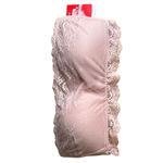 Spanx Undie-Tectable Bandeau Bra XS Pink Lace Strapless NWT Photo 2