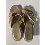 Italian Shoemakers Italian Shoemaker Multi Color Cross Strap Wedges Size 10M Photo 3