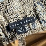 Haute Monde  Snakeskin Print Skirt Size Medium‎ Photo 4
