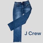 J.Crew  perfect fit jeans! Frayed hem and star design on back pockets! Photo 1