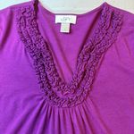 Loft - Women’s Purple Short Sleeve Top - Size Small. Photo 1