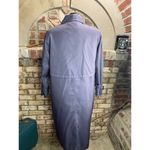 JG hook trench coat Vintage 1980s dusty blue Size 10 Photo 7