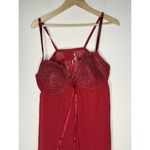 Cacique  Plus Size 18/20 Chemise Babydoll Slip Dress Top Red Underwired Nighty Photo 2