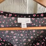 J.Jill Floral Black and Pink Long Sleeve Dark Casual Work Blouse Size undefined Photo 1
