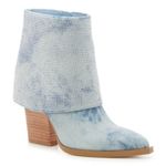 Jessica Simpson  Lerra 2 foldover western  embellished chunky heel bootie  SZ 11M Photo 3