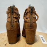 Frye  Naomi Pickstitch Shootie Heeled Leather Whiskey Ankle‎ Bootie - Size 6B Photo 6