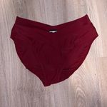 Shore Shapes dark red bikini bottom swim suit Size 10 Photo 0