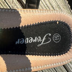 Forever 21 Black and Beige Rhinestone Sandals Photo 1