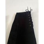 Banana Republic NWT The Riding Pant Black Lace Up Twill Pants Size 4 Photo 7