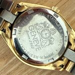 Geneve Presidential Diamond Vintage Ladies Watch Black Dial Gold Bracelet Case Photo 8