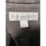 Dressbarn Womens Size 14 Brown Button Photo 3