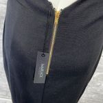 Bobi  Black Matte Knit Sweetheart Dress Photo 6