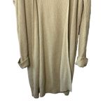 Missguided  Tan Long Length Open Swing Cable Knit Sweater Womens S/M Small Medium Photo 2