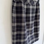 Brooks Brothers Black and Cream A-Line Plaid Skirt sz 6 Photo 10