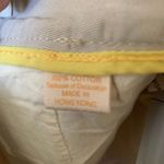 J Crew city fit khaki flat front chino shorts with embroidered mermaids and comp Gold Size 2 Photo 3
