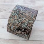 Adriana Allen Statement Cuff Bracelet Copper Patina Style Photo 2