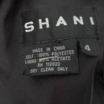 Y2K Shani CutOut Twist Satin Dress Sz 4 Holiday Glam Party Bow Mob Wife Black Photo 9