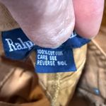 Ralph Lauren Polo Tan Equestrian Denim Vintage Midi Skirt Sz 4 Photo 4