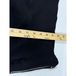 Varley  Eton Sweat Peached Sweatshirt Mock Neck Zipper Detail Black XSmall Photo 5