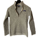 Patagonia Better Sweater 1/4 zip fleece pullover gray women's size XS Photo 0