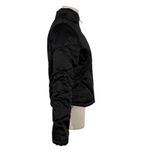 American Rag  Women's Black Chevron Puffer Down Filled Jacket Size Small Winter Photo 2