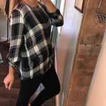 Sophie Rue  plaid flannel tunic blouse with pockets Photo 2