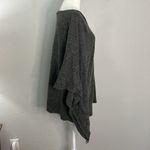 Mango Poncho Sweater Gray Size Medium Photo 2
