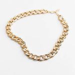 ZARA Gold Link Necklace Photo 0