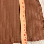 Ruff Hewn  Brown Ribbed Button-Down Top Photo 3