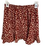 Princess Polly ✨ Polly Red Ruffle Tie-Front Leopard Print Skirt✨ Photo 3