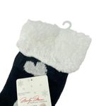 Marilyn Monroe Slipper Socks OSFM Black White Heart Grip Bottom 1 Pair NWT Photo 2