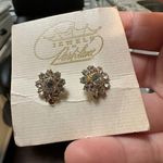 Park Lane Jewels By Gold Tone / Rhinestone Clip On Non Pierced Earrings NWT Photo 1