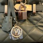 Badgley Mischka NWT Mini Diamond Quilted Tote with Front Lock - Stone Photo 2