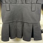 Black Hooded Tennis Skirt Sweatshirt Stripes Mucha Studio Size Medium NWT Photo 1