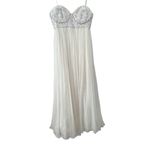 BHLDN Rachel Gilbert Sequined Silk Wedding Gown Size 6 Photo 4