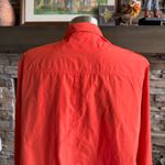 Anthropologie Vibrant Orange Trench Coat Photo 5