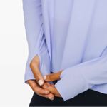 Lululemon Lavender No Inhibitions Long Sleeve Shirt Photo 3